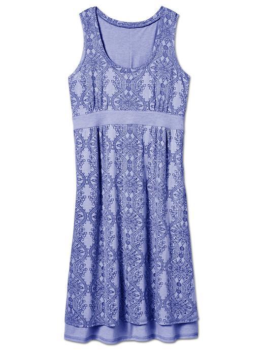 Athleta Womens Vyasa Dress Size S Tall - Baja Blue Flower Dance