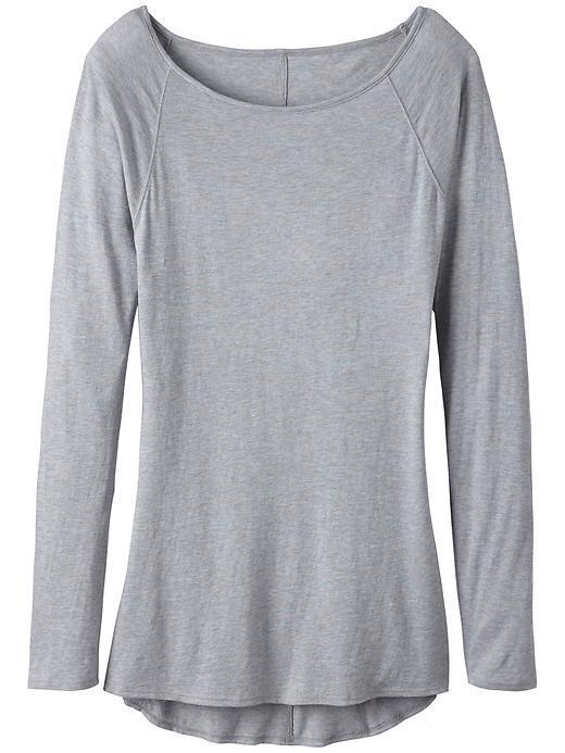 Athleta Shanti Top - Grey Heather