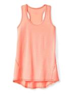 Athleta Womens Shadow Stripe Chi Rules Tank Size M/8-10 - Melon Shock