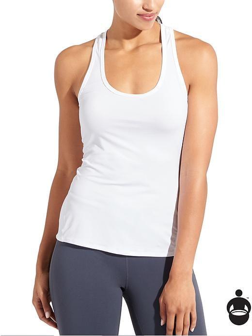 Athleta Womens Chi Tank Size L Tall - Bright White