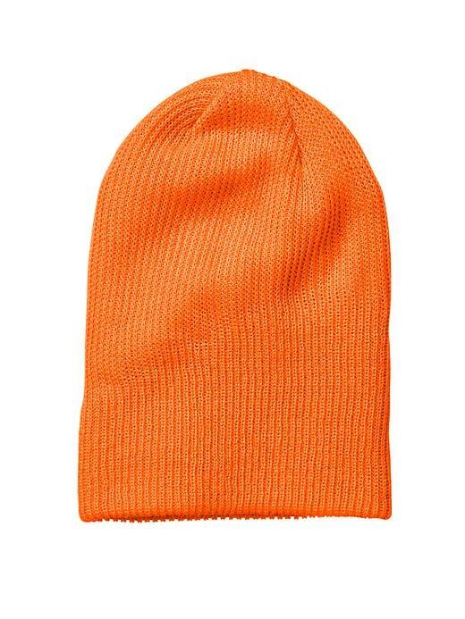 Athleta Womens Trouble Beanie Hazard Orange Size One Size