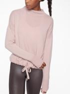 Athleta Womens Chamonix Sweater Sugarplum Mauve Size L
