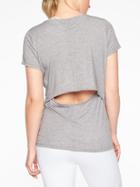 Athleta Womens Encore Tee Flagstone Grey Heather Size L