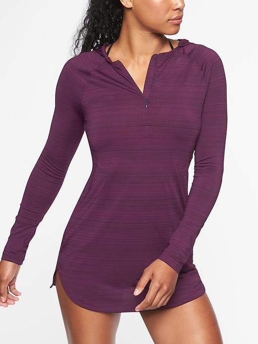 Athleta Womens Pacifica Pleated Dress Wild Bloom Size Xs