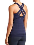 Athleta Womens Crunch And Punch Tank Size M Tall - Dress Blue
