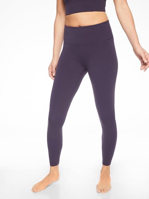 Athleta Womens Elation 7/8 Tight Regal Plum Size Xs