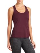 Athleta Womens Chi Tank Dot Mesh Size 1x Plus - Chianti