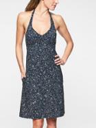 Athleta Womens Pack Everywhere Dress Summer Sandstone Navy Size 10