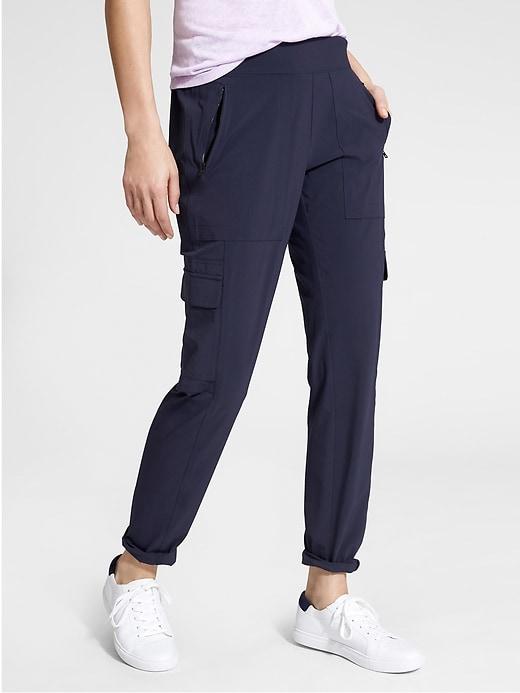 Athleta Womens Chelsea Cargo Pant Navy Size 2