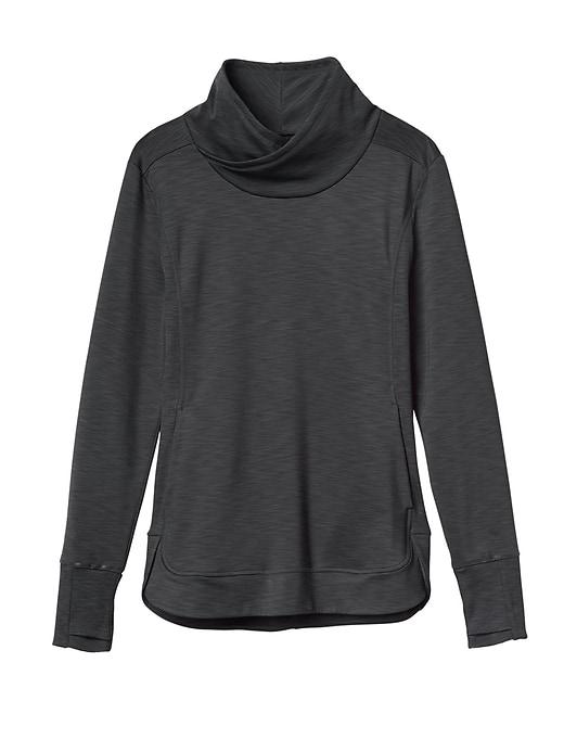 Athleta Womens Stowe Pullover Size L - Charcoal Heather