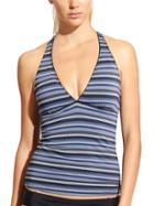 Athleta Womens Tulum T Back Tankini Size L - Black