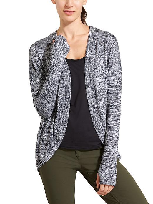 Athleta Womens Pose Wrap Size L - Dark Marl