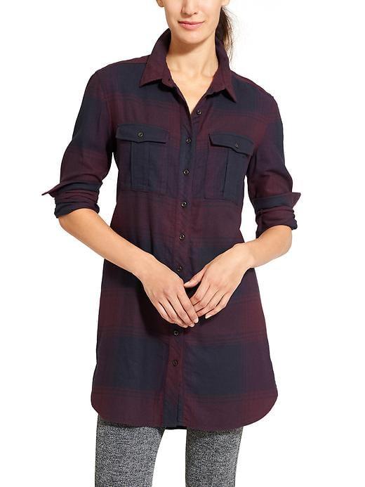 Athleta Womens Trail To Town Dress Wild Raisin Size Xl