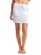 Athleta Womens Linen Skirt Size 0 - White