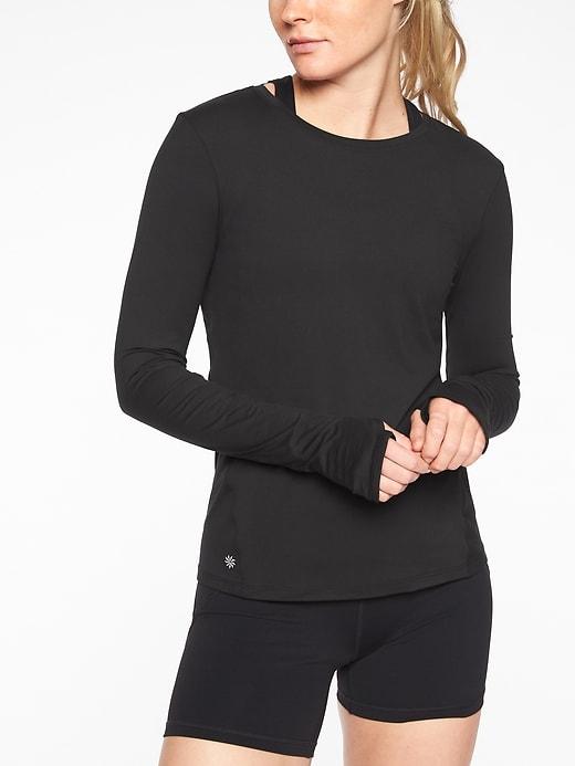 Athleta Womens Limitless Top Black Size Xxs