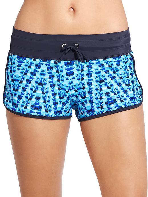 Athleta Womens Tie Dye Kata Short Size L - Bora Bora Blue