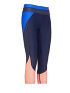 Athleta Womens Tri-ssential Swim Capri Size L - Color Blocked