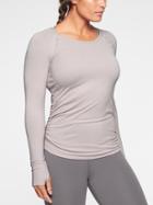 Athleta Womens Speedlight Shine Top Soft Lilac Size S