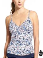 Athleta Womens Barbados Tankini Size Xl - Multi Print
