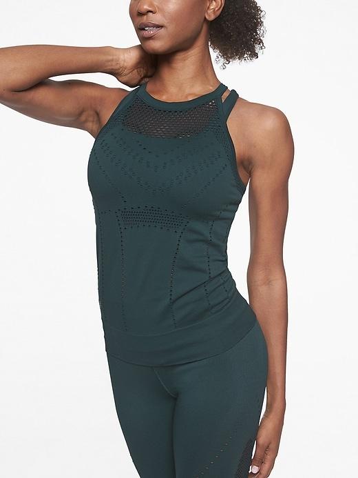 Athleta Womens Trophy Tank Abyss Size M