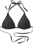 Athleta Womens Triangle String Bikini Size Xs - Black