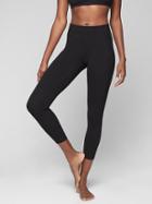 Athleta Womens Salutation 7/8 Ankle Tight Size M Tall - Black