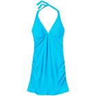 Athleta Shirrendipity Halter Swim Dress - Bora Bora Blue