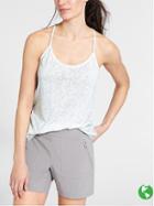 Athleta Womens Printed Breezy Cami Size L - Cloudy Blue Zen