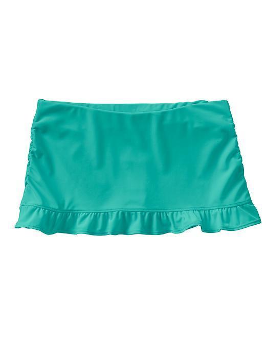 Athleta Womens Ruffle Swim Skirt Size Xxs - Catalina Green