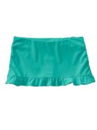 Athleta Womens Ruffle Swim Skirt Size Xxs - Catalina Green
