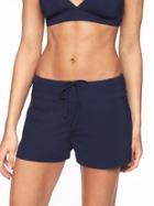 Athleta Womens Fun In The Sun Swim Short 2 Dress Blue Size L