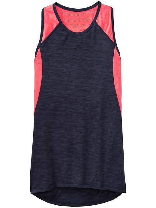 Athleta Womens Spinner Tank Size L - Dress Blue/coralade