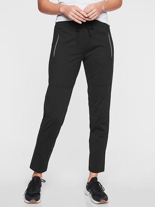 Athleta Womens Hilltop Jogger Black Size L