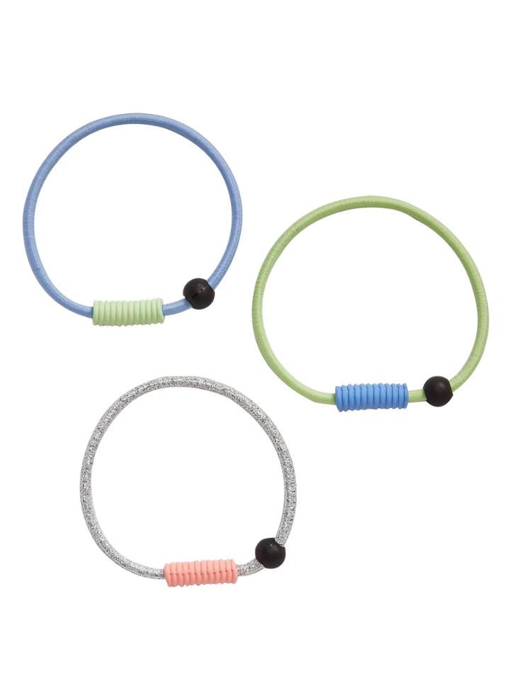 Sporty Hair Ties 3-pack
