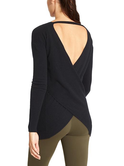 Athleta Womens Cashmere Reversible Tunic Size L - Black