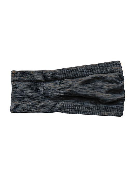 Athleta Womens Fastest Track Seamless Headband Size One Size - Dark Grey Space Dye