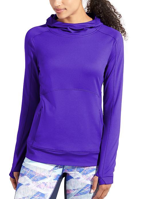 Athleta Womens Stowe Hoodie Size L - Vibrant Cobalt