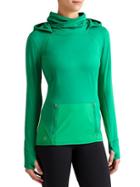 Athleta Womens Plush Tech Hoodie 3.0 Size L Tall - Peridot Green