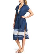 Athleta Womens Island Hopper Cover-up Size L - Dress Blue