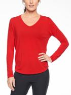Athleta Womens Cloudlight Relaxed Top Radiant Red Size Xl