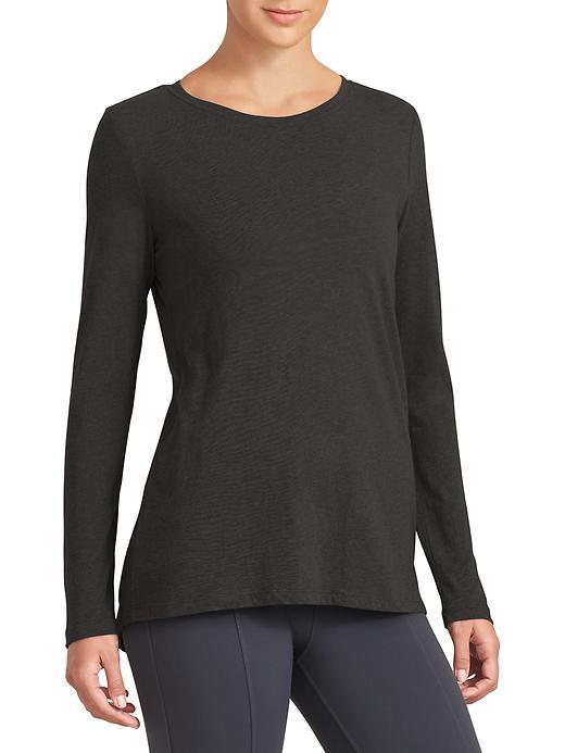 Athleta Womens Transcend Top Size L Tall - Black