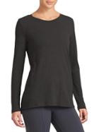 Athleta Womens Transcend Top Size L Tall - Black