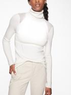 Athleta Womens Futures Turtleneck Sweater Dove Size Xxs
