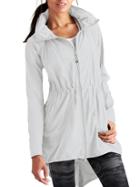 Athleta Womens Drippity Jacket Size 2x Plus - Fog Grey