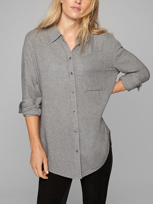 Athleta Womens Avenues Shirt Grey Heather Size Xxs