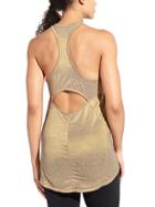 Athleta Womens Luxe Studio Tank Size L - Gold