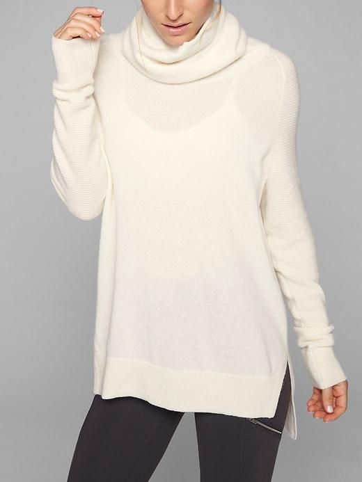 Athleta Womens Cashmere Sweater Dove Size Xl