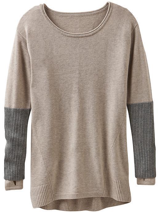 Athleta Merino Nopa Sweater - Foxtail Taupe Heather