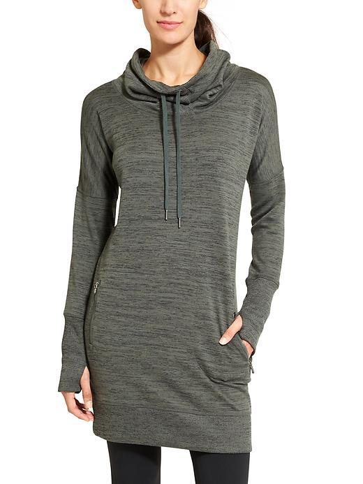 Athleta Womens Sport It Dress Size L - Jasper Green Heather