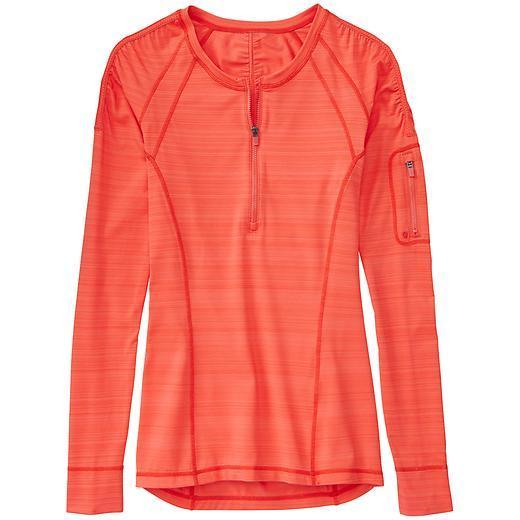 Athleta Pacifica Upf Shirt - Coral Sunset